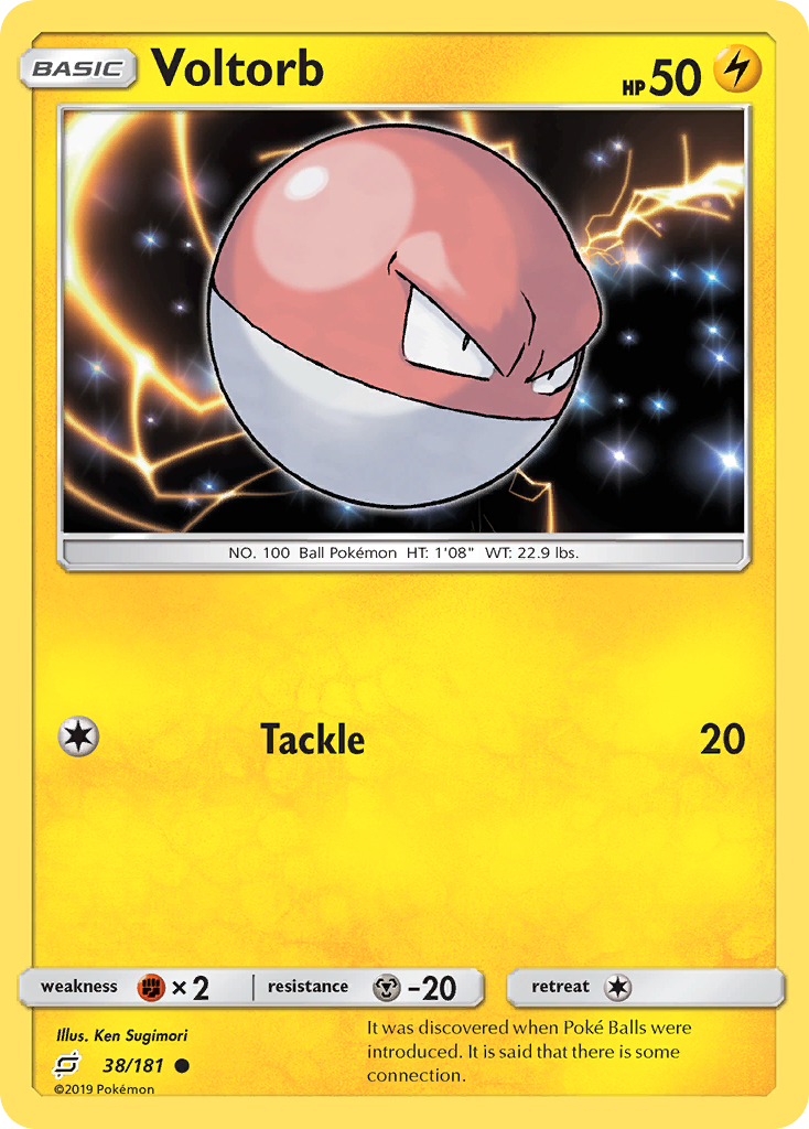 Team Up Voltorb #38/181